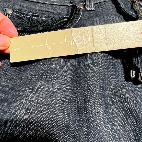 NWT HIGH-EVERYDAY COUTURE High Use Savvy Dark Blue Jeans, Size 26 - Picture 8 of 16